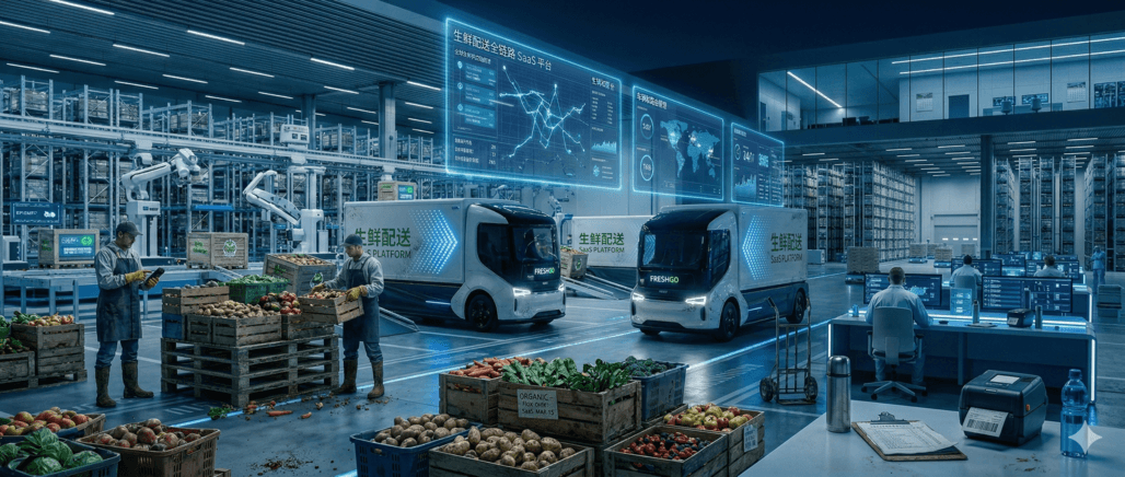 生鲜配送全链路 SaaS 平台